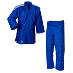Judo ruha -Training gí J500B - kék, fehér csíkokkal -ADIDAS