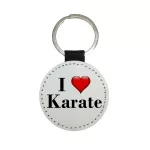I LOVE Karate kulcstartó
