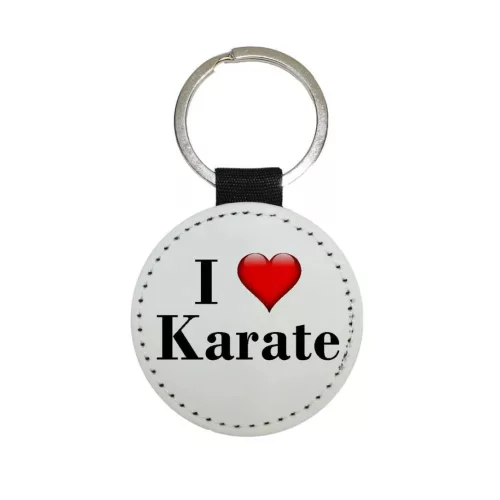 I LOVE Karate kulcstartó