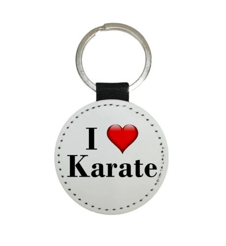 I <3 Karate kulcstartó