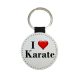 I <3 Karate kulcstartó