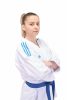 Karate ruha - Adidas Adilight 2.0 Piros/Kék csíkokkal - WKF Approved