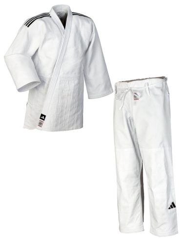 Judo ruha - CHAMPION III IJF - Model 1 - fehér ruha, fekete csíkkal - JIJFS