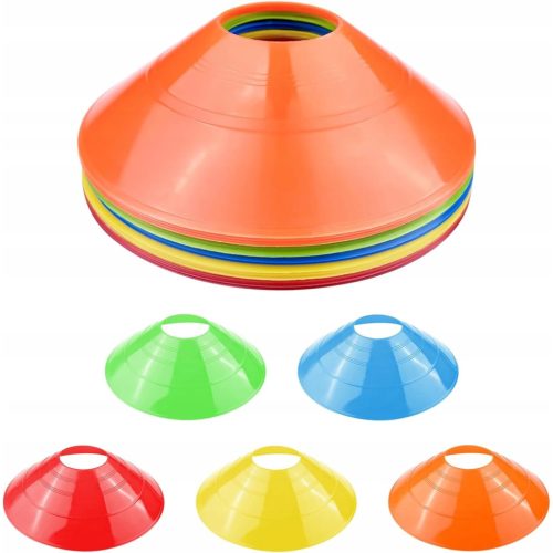 Edző bója szett - színes, 10 db