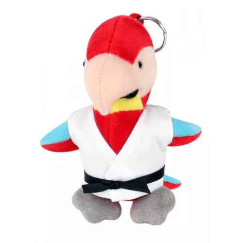 Papagáj Gi-ben plüss kulcstartó