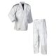 Judo ruha - Club J350  - fehér, színes csíkokkal - ADIDAS