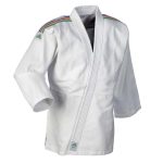 Judo ruha - Club J350  - fehér, színes csíkokkal - ADIDAS