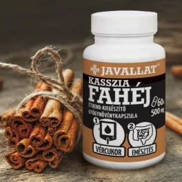 KASSZIA FAHÉJ - 60 db lágykapszula