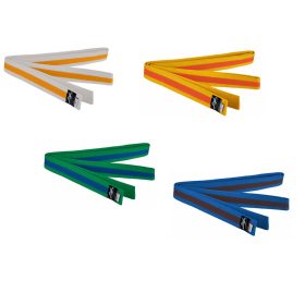   Karate övek / Judo övek -  kétszínű (középen egy csíkban) - Ju-sports