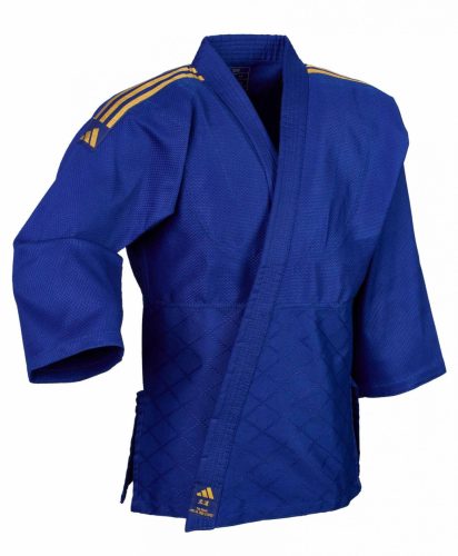 Judo ruha - Club J350B  - kék, arany csíkokkal - ADIDAS