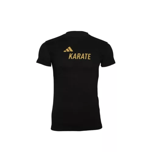 adidas karate póló - arany mintával