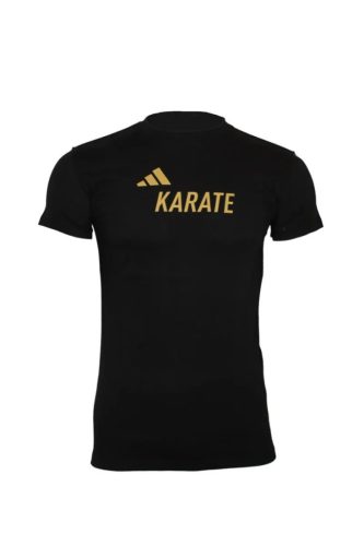 adidas karate póló - arany mintával