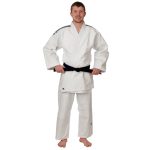 Judo ruha - Training gí J500 - fehér, fekete csíkokkal - ADIDAS