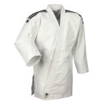 Judo ruha - Training gí J500 - fehér, fekete csíkokkal - ADIDAS