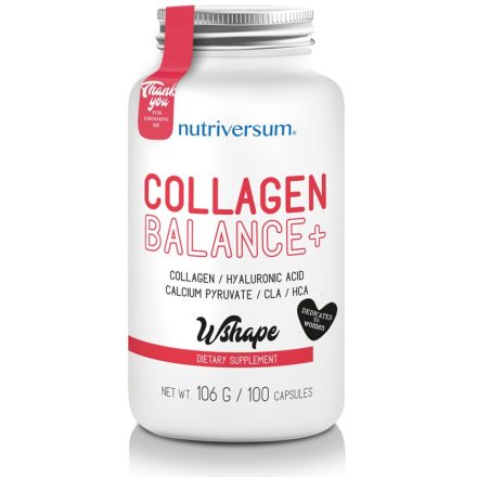 WSHAPE - Collagen Balance+ - 100 kapszula