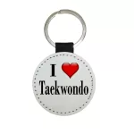 I LOVE Taekwondo kulcstartó