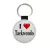 I LOVE Taekwondo kulcstartó