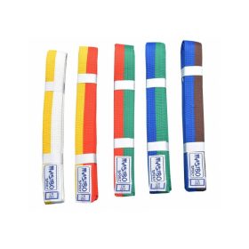 Karate övek -  kétszínű MASIBO (fele-fele)