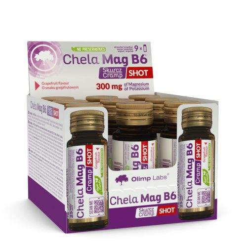 OLIMP SPORT Chela-Mag B6 Cramp Shot SE Orange - 25 ml