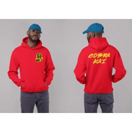 COBRA KAI  - piros kapucnis pulóver