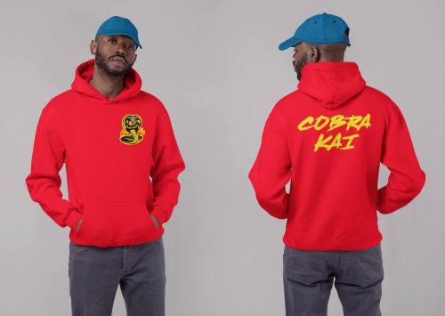 COBRA KAI  - piros kapucnis pulóver