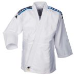 Judo ruha - Club J350  - fehér, kék csíkokkal - ADIDAS