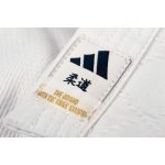 Judo ruha - Club J350  - fehér, kék csíkokkal - ADIDAS
