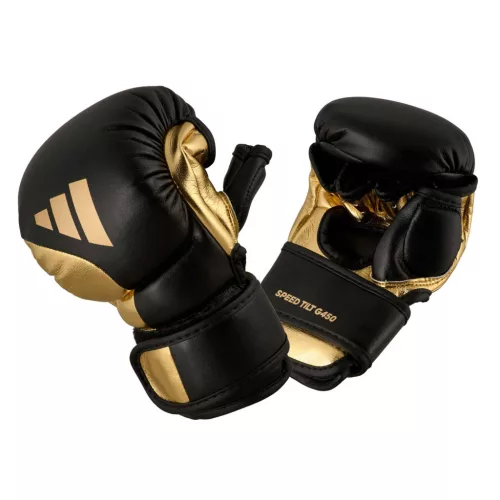 adidas Speed Tilt 450 MMA Boxkesztyű adiCSG450 - fekete-arany