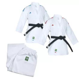   Karate ruha (kumite) - piros-kék vállú - Adizero - ADIDAS - WKF Approved