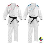 Karate ruha (kumite) - piros-kék vállú - Adizero - ADIDAS - WKF Approved