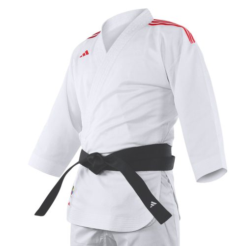 Karate ruha (kumite) - piros-kék vállú - Adizero - ADIDAS - WKF Approved