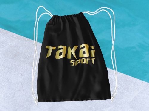 TAKAI Sport - pamut tornazsák arany logóval