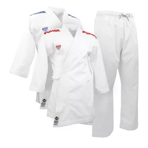Karate ruha (kumite) - piros-kék vállú - Blitz - PUNOK - WKF Approved