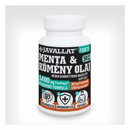 Javallat® Forte Menta & Kömény olaj