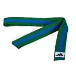 Karate övek / Judo övek -  kétszínű (középen egy csíkban) - Adidas
