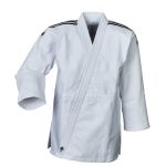 Judo ruha adidas Contest J650 - fehér, fekete csíkos