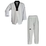 Taekwondo Dobok ruha - adidas adichamp II (fekete hajtókával)