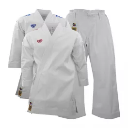   Karate ruha -piros-kék vállú - KATA Gold - PUNOK - WKF Approved