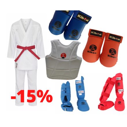 WKF Kezdő karate felszerelés csomag