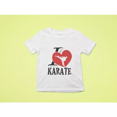 I <3 Karate gyerek póló