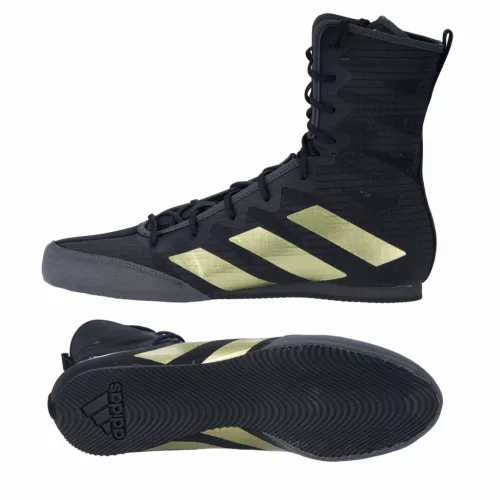 adidas box cipő - Box Hog 4 fekete-arany, GZ6116 