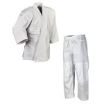 Judo ruha - Club J350  - fehér, ezüst csíkokkal - ADIDAS