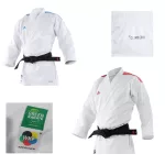 Karate ruha (kumite) - piros-kék vállú - Adilight PrimeGreen - ADIDAS - WKF approved 