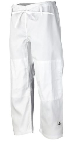 Judo ruha - Club J350  - fehér, fekete csíkokkal - ADIDAS