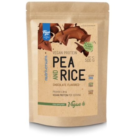Pea & Rice Vegan Protein - 500g - VEGAN - Nutriversum