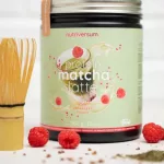 Protein matcha latte fehérjepor