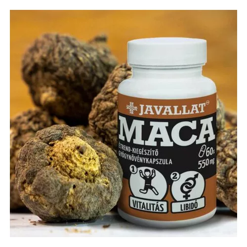 MACA - 60 db lágykapszula - Javallat