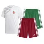 Adidas nemzeti mez és rövidnadrág szett - piros és zöld