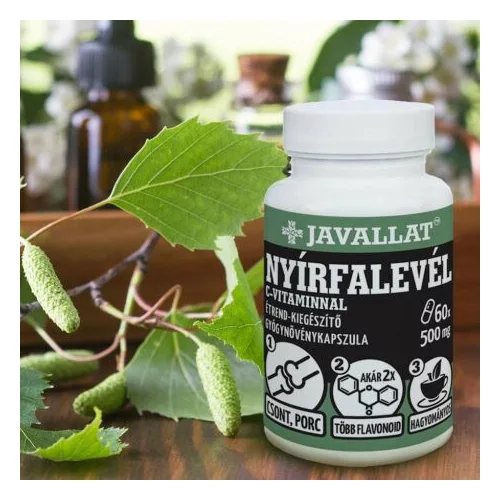 NYÍRFALEVÉL C-vitaminnal - 60 db kapszula