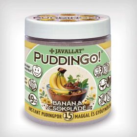 PuddinGo!® Banán és csokoládé ízű instant pudingpor